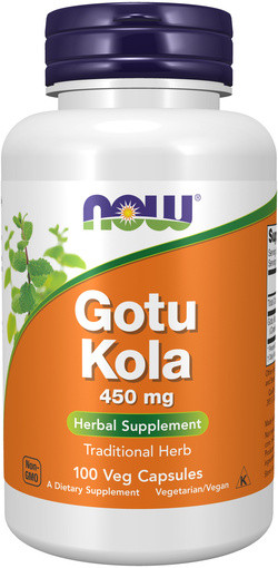 NOW Foods Gotu Kola 450 mg 100 capsules