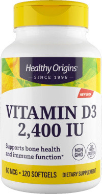 Healthy Origins Vitamine D3 2400 IE (MCT olie)