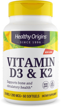 Healthy Origins Vitamine D3 & K2