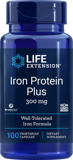 Life Extension Iron Protein Plus 300 mg