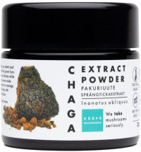 KAAPA Mushrooms Chaga Extract Poeder Bio 30 gram biologisch