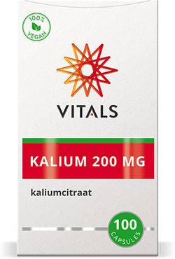 Vitals Kalium 200 mg 100 vegetarische capsules