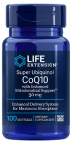 Life Extension Super Ubiquinol CoQ10 50 (Enhanced Mitochondrial Support™)