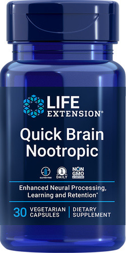 Life Extension Quick Brain Nootropic 30 capsules