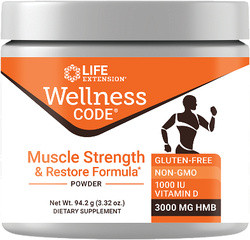 Life Extension Wellness Code® Muscle Strength & Restore Formula 94.2 gram