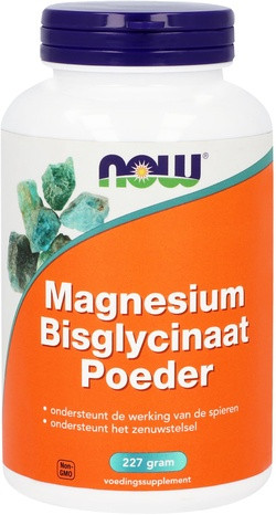 NOW Foods Magnesium Bisglycinaat Poeder 227 gram