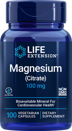 Life Extension Magnesium Citraat 100 vegetarische capsules