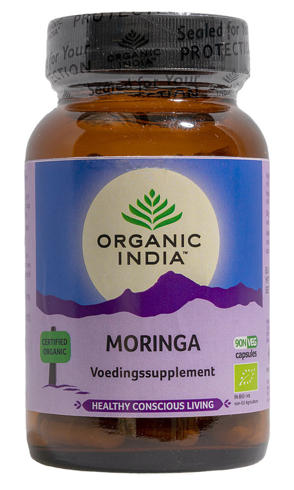 Organic India Moringa 90 capsules biologisch