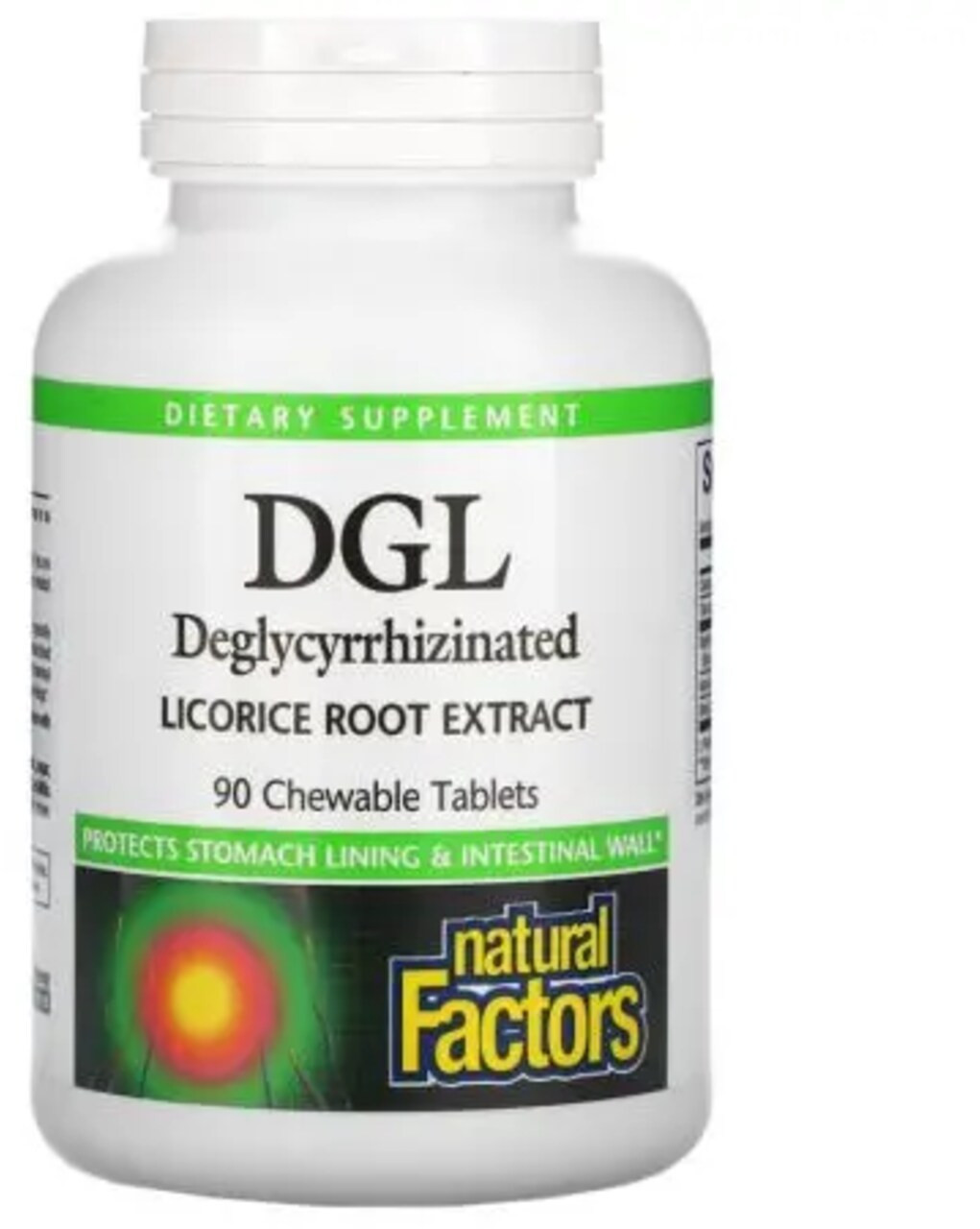 Natural Factors Deglycyrrhizinated Licorice Root 90 kauwtabletten