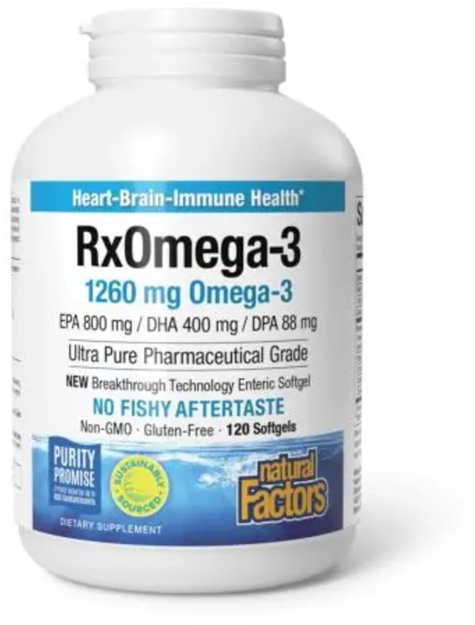 Natural Factors RxOmega-3 120 softgels