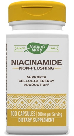 Nature's Way Niacinamide 500 mg 100 capsules