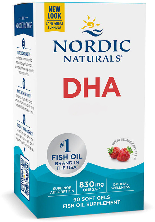 Nordic Naturals DHA 830 mg 90 softgels