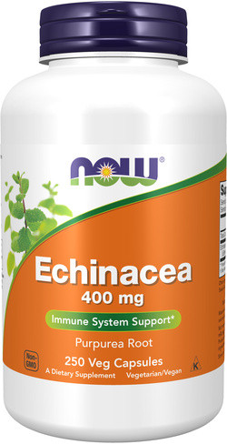 NOW Foods Echinacea 400 mg 250 capsules