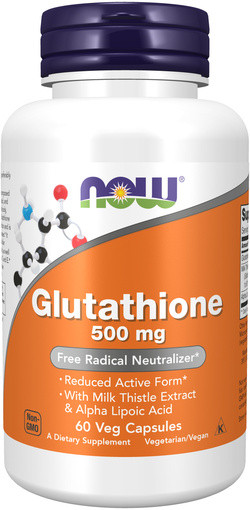 NOW Foods Glutathione 500 mg 60 capsules