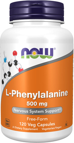 NOW Foods L-Phenylalanine 500 mg 120 capsules