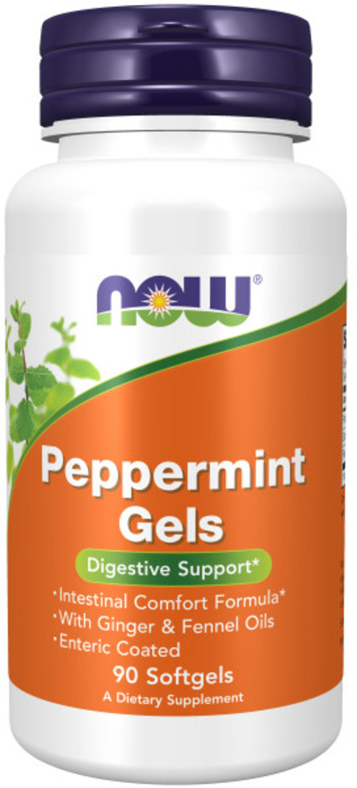 NOW Foods Peppermint Gels 90 softgels
