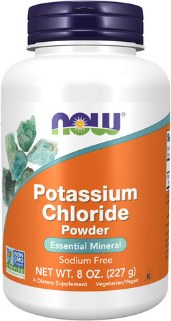 NOW Foods Potassium Chloride Powder 227 gram