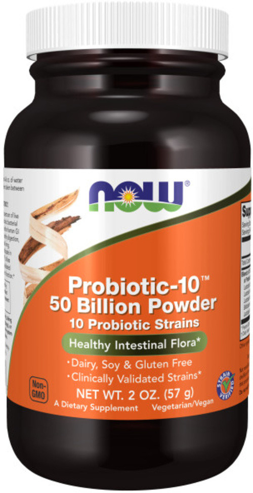 NOW Foods Probiotic-10 50 Billion Powder 57 gram