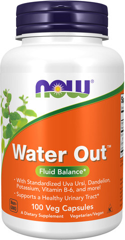NOW Foods Water Out With Standardized Uva Ursi 100 capsules
