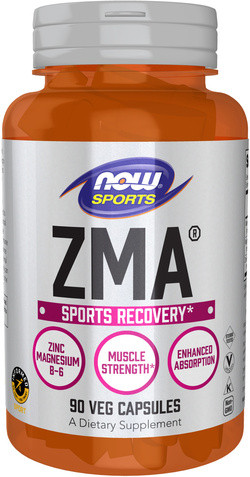 NOW Foods ZMA (Zinc Magnesium and Vitamin B-6) 90 capsules