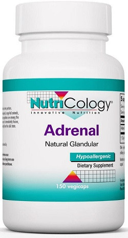 Nutricology Adrenal Natural Glandular 150 capsules