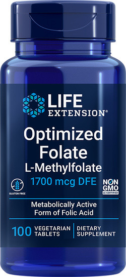 Life Extension Optimized Folate 100 capsules