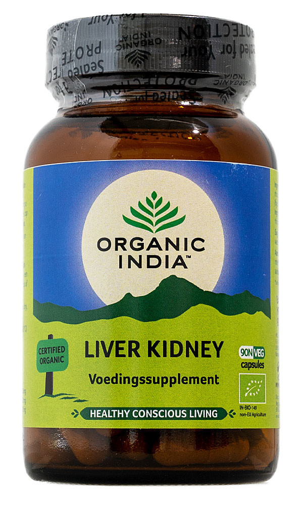 Organic India Liver Kidney 90 capsules biologisch