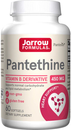 Jarrow Formulas Vitamin B5 Pantethine 450 60 softgels