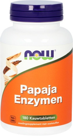 NOW Foods Papaja Enzymen