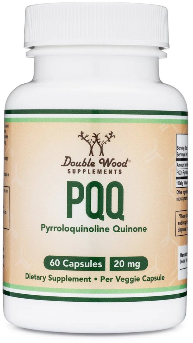 Double Wood Supplements PQQ (Pyrroloquinoline quinone) 60 capsules