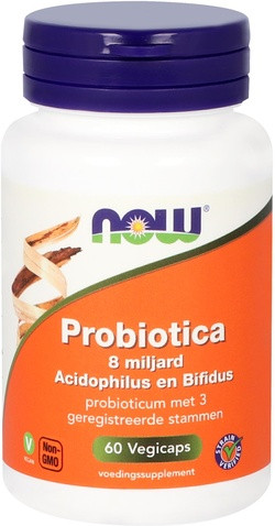 NOW Foods Probiotica 8 Miljard Acidophilus en Bifidus 60 capsules
