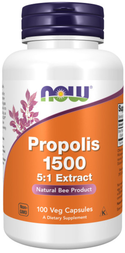 NOW Foods Propolis 1500 5:1 Extract 100 capsules