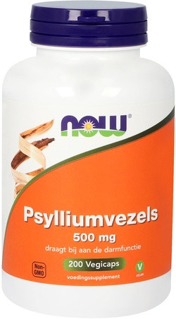 NOW Foods Psylliumvezels 500 mg
