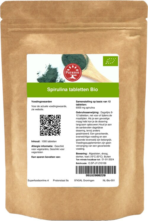 Purason Spirulina Tabletten Bio biologisch