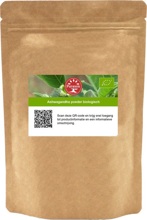 Purason Ashwagandha poeder biologisch biologisch