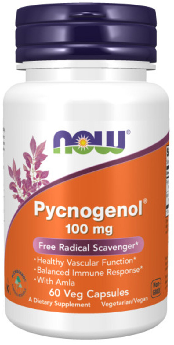 NOW Foods Pycnogenol 100mg 60 capsules