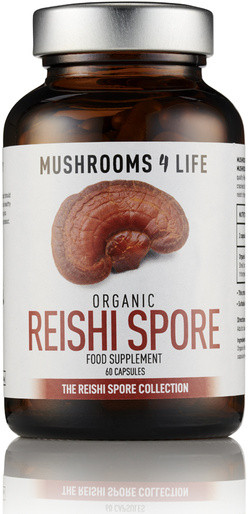 Mushrooms4Life Reishi Sporen Caps 60 capsules biologisch