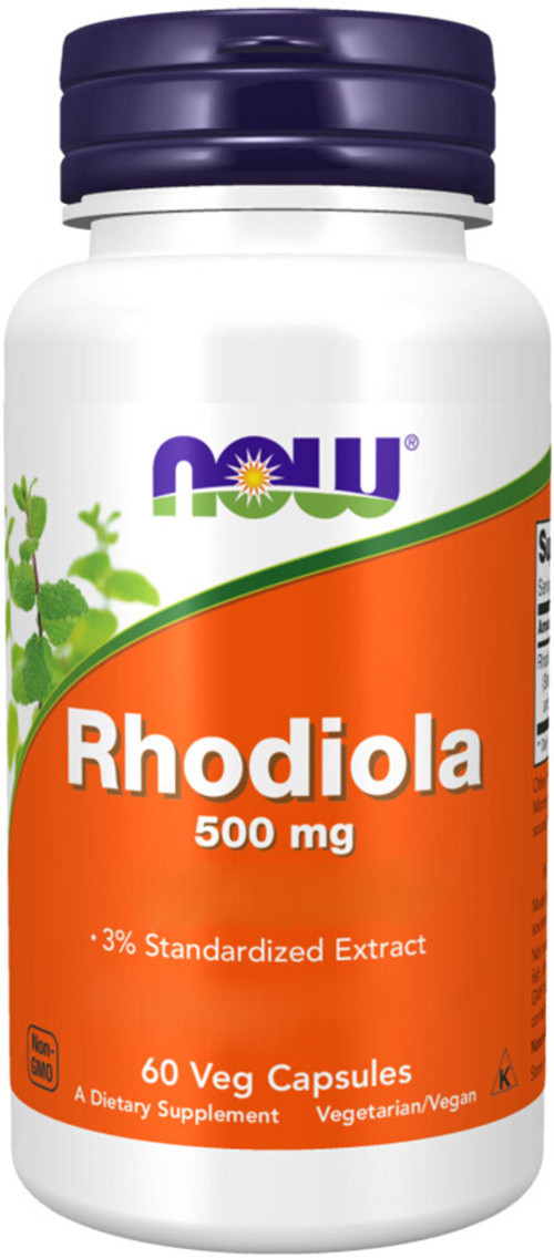 NOW Foods Rhodiola 500 mg 60 capsules