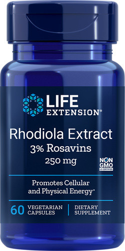 Life Extension Rhodiola extract 60 capsules