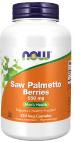 NOW Foods Saw Palmetto Berries 550 mg 250 capsules