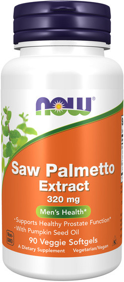 NOW Foods Saw Palmetto Extract 320 mg with Pumpkin Seed Oil 90 softgels