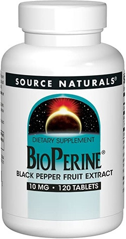 Source Naturals BioPerine 10 mg 120 tabletten
