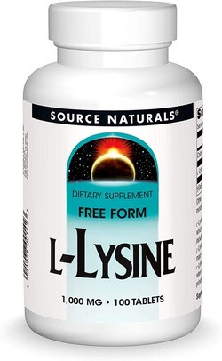 Source Naturals L-Lysine 1000 100 tabletten