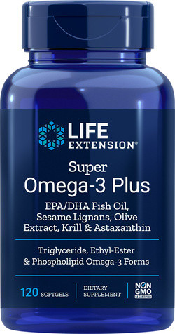 Life Extension Super Omega-3 EPA/DHA Plus 120 capsules