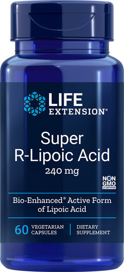 Life Extension Super R-Lipoic Acid 240 60 vegetarische capsules