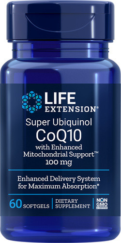 Life Extension Super Ubiquinol CoQ10 100 (Enhanced Mitochondrial Support™) 60 capsules