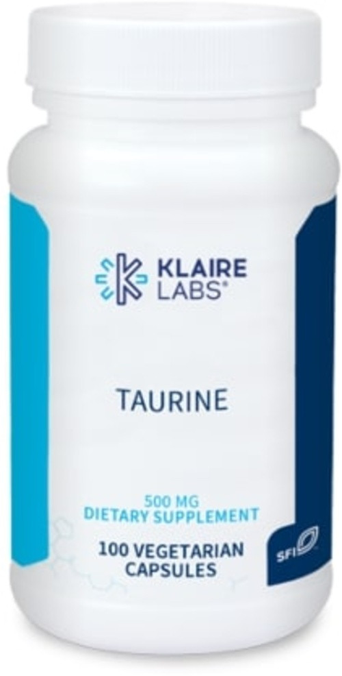Klaire Labs Taurine 500 mg 100 capsules