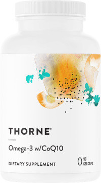 Thorne Omega-3 - CoQ10 90 capsules