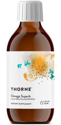 Thorne Omega Superb Lemon Berry 250 milliliter