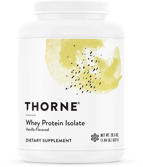 Thorne Whey Protein Isolate Vanille NSF Certified for Sport® 837 gram